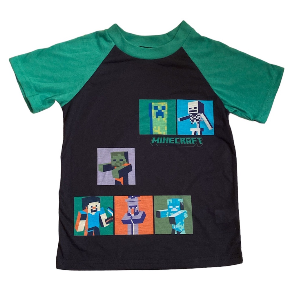 NWT - Kids Minecraft Graphic Tee Size XS (4/5)